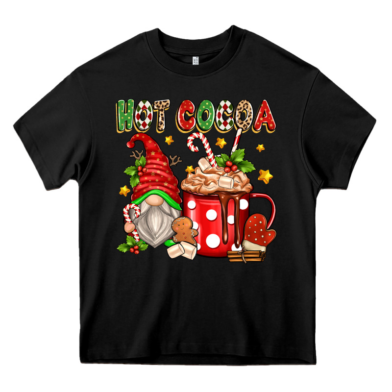 Hot Cocoa Gnome Heavy Core Tee by Zillion Design Studio | Teevron