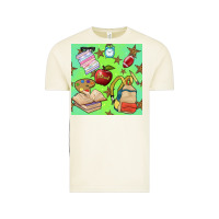 Vintage Arctic school seamless pattern Vintage Tee - BundleAndBundleShop
