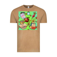 Vintage Camel school seamless pattern Vintage Tee - BundleAndBundleShop