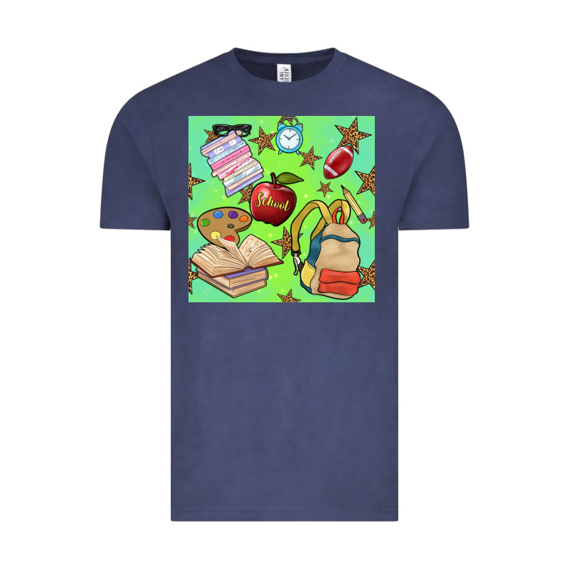 School Seamless Pattern Vintage Tee by BundleAndBundleShop | Teevron