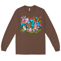 Chestnut Easter gnomies with truck Long Sleeve Tee - NancyCooperArtShop