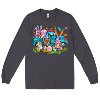 Smoke Easter gnomies with truck Long Sleeve Tee - NancyCooperArtShop