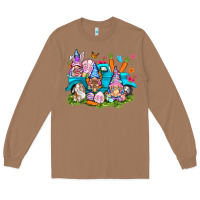 Toasted Coconut Easter gnomies with truck Long Sleeve Tee - NancyCooperArtShop