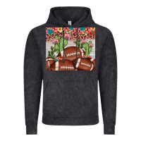 Vintage Black football leopard cactus Vintage Hoodie - JahusDesignShop