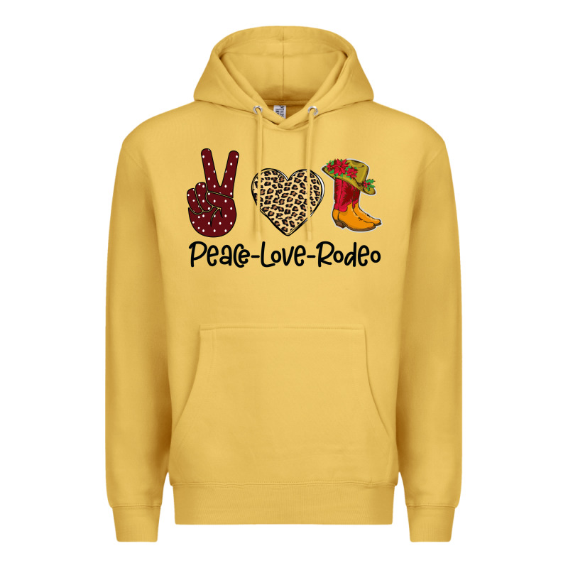 Peace Love Rodeo Premium Hoodie by Bettercallsaul | Teevron