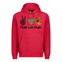Cardinal Peace Love Rodeo Premium Hoodie - Bettercallsaul