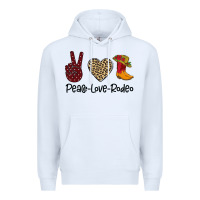 White Peace Love Rodeo Premium Hoodie - Bettercallsaul