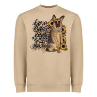 Mushroom Life is better with a German Shepherd Heavyweight Sweatshirt - JahusDesignShop