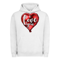 Pigment Lunar Rock I love you heart balloon Valentine's Day Urban Hoodie - HowdyJamesFarm