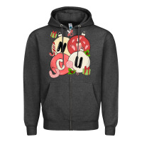 Charcoal Heather nicu nurse christmas Zipper Hoodie - MaliasSmallBusiness