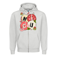 Dove Grey nicu nurse christmas Zipper Hoodie - MaliasSmallBusiness