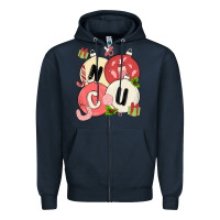 Navy nicu nurse christmas Zipper Hoodie - MaliasSmallBusiness