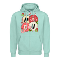 Seafoam nicu nurse christmas Zipper Hoodie - MaliasSmallBusiness