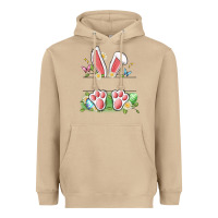 Mushroom easter bunny name frame Heavyweight Hoodie - Artiststas
