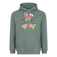 Sage easter bunny name frame Heavyweight Hoodie - Artiststas