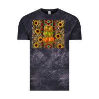 Cloud Black pumpkin Vintage Tee - JahusDesignShop