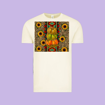 Pumpkin Vintage Tee Designed By Jahusdesignshop