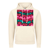Vintage Artic valentines day leopard and turquoise gemstone seamless pattern Vintage Hoodie - BundleAndBundleShop