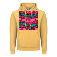 Vintage Mustard valentines day leopard and turquoise gemstone seamless pattern Vintage Hoodie - BundleAndBundleShop