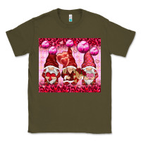 Army Green valentines gnomies with leopard Classic Tee - NancyCooperArtShop
