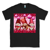 Black valentines gnomies with leopard Classic Tee - NancyCooperArtShop
