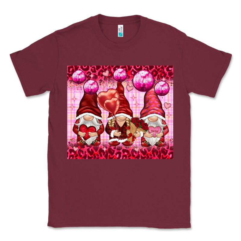 Valentines Gnomies With Leopard Classic Tee by NancyCooperArtShop | Teevron