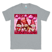 Heather Grey valentines gnomies with leopard Classic Tee - NancyCooperArtShop