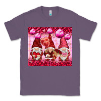 Lavender valentines gnomies with leopard Classic Tee - NancyCooperArtShop