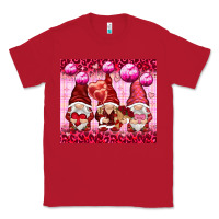 Red valentines gnomies with leopard Classic Tee - NancyCooperArtShop