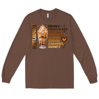 Chestnut melanin coffee Long Sleeve Tee - JahusDesignShop