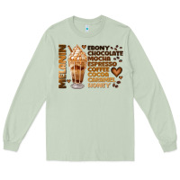 Matcha melanin coffee Long Sleeve Tee - JahusDesignShop