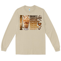 Mushroom melanin coffee Long Sleeve Tee - JahusDesignShop