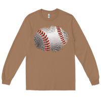 Toasted Coconut leopard baseball patch Long Sleeve Tee - Jasminsmagicworld