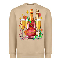Mushroom new year party champagne Heavyweight Sweatshirt - AdoDesignShop