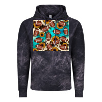 Cloud Black football turquoise sunflower Vintage Hoodie - JahusDesignShop