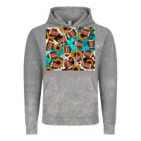 Cloud Rock football turquoise sunflower Vintage Hoodie - JahusDesignShop