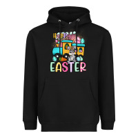 Black happy easter train Heavyweight Hoodie - Artiststas