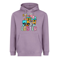 Lavender happy easter train Heavyweight Hoodie - Artiststas