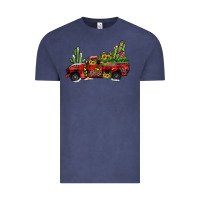 Vintage Denim christmas truck Vintage Tee - JahusDesignShop