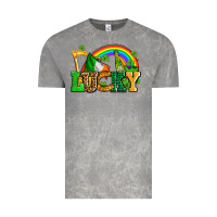 Cloud Rock lucky with st patricks elements Vintage Tee - AdoDesignShop