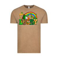 Vintage Coffee lucky with st patricks elements Vintage Tee - AdoDesignShop