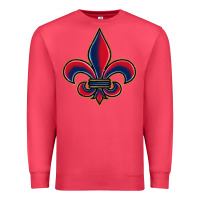 Cardinal louisiana fleur de lis Premium Sweatshirt - BarkalooDesign