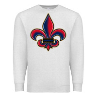 Oatmeal Heather louisiana fleur de lis Premium Sweatshirt - BarkalooDesign