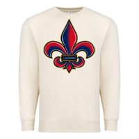Sandshell louisiana fleur de lis Premium Sweatshirt - BarkalooDesign