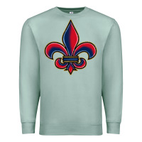 Seafoam louisiana fleur de lis Premium Sweatshirt - BarkalooDesign