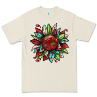 Bone Cherry sunflower Premium Tee - texasbilliewilder