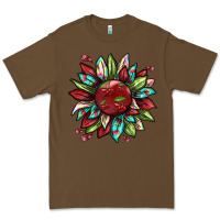 Cacao Cherry sunflower Premium Tee - texasbilliewilder