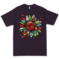 Plum Cherry sunflower Premium Tee - texasbilliewilder