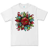 White Cherry sunflower Premium Tee - texasbilliewilder
