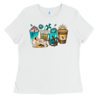 White jesus coffee cups Ladies Tee - texasbilliewilder